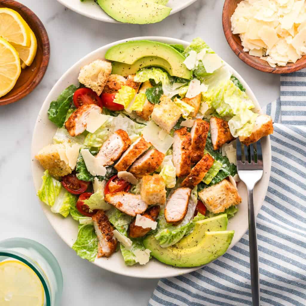 Blackened Chicken Caesar Salad